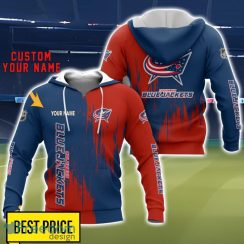 Columbus Blue Jackets 3D All Printed T-Shirt Sweathirt Hoodie Bomber Jacket Personalized Name For Fans