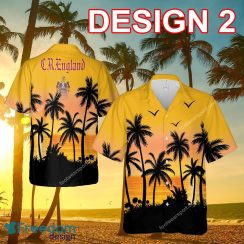 C.R. England Seashell Brand New All Over Print Hawaiian Shirt For Summer - C.R. England Style 2 Hawaiian Shirt Tree Summer