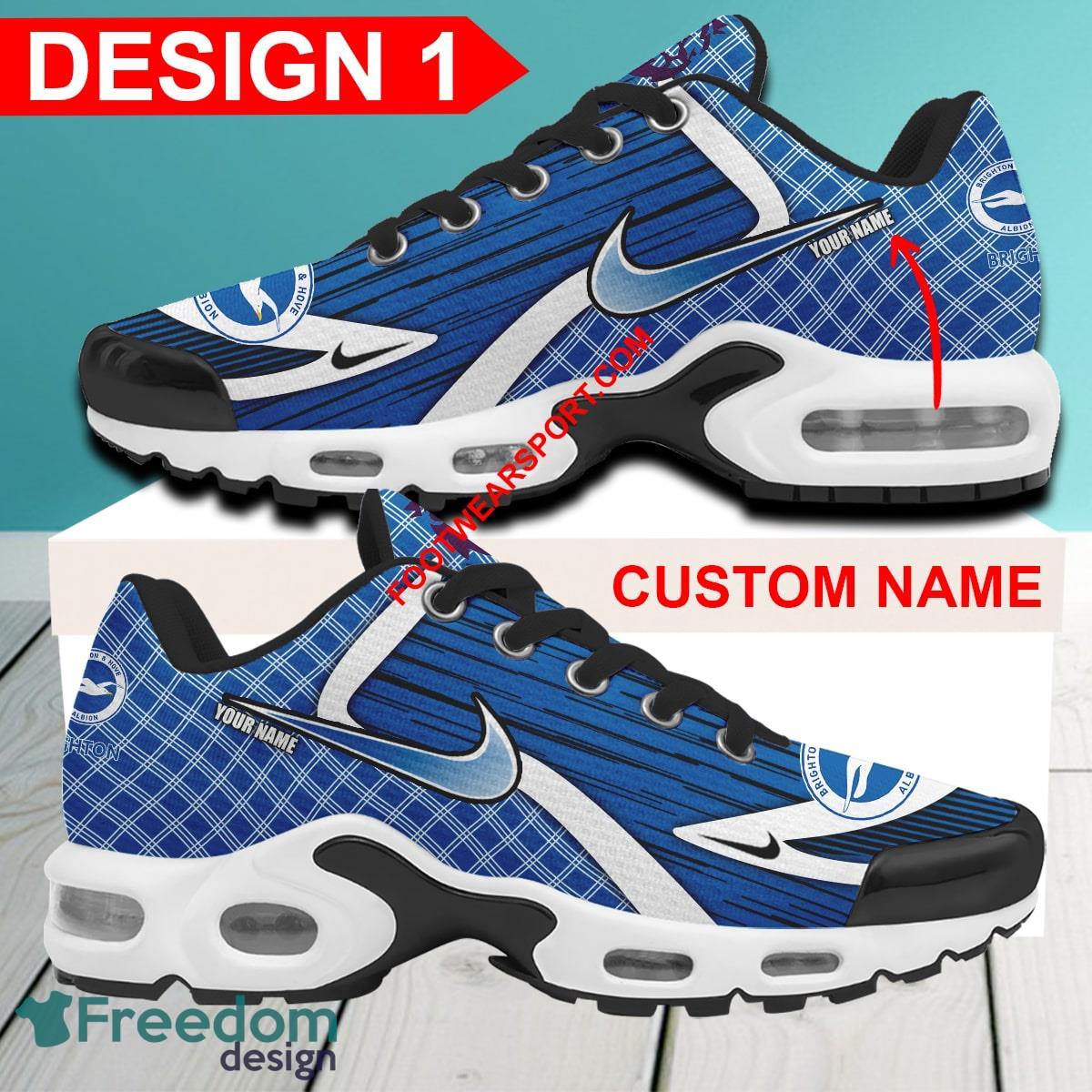 Custom Name EPL Brighton & Hove Albion Air Cushion Sport Shoes TN Sneakers Gift Sneakers Fans - EPL Brighton & Hove Albion Air Cushion Sport Shoes Style 1 TN Sneakers