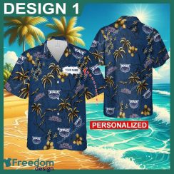 Custom Name Florida Atlantic Owls 3D 3D Hawaiian Shirt Gold Flower Vintage For Beach - Florida Atlantic Owls Hawaiian Shirt New Trending Style 1