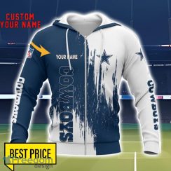 Dallas Cowboys 3D All Printed T-Shirt Sweathirt Hoodie Bomber Jacket Personalized Name For Fans Product Photo 2