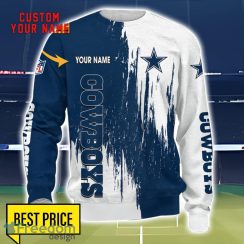 Dallas Cowboys 3D All Printed T-Shirt Sweathirt Hoodie Bomber Jacket Personalized Name For Fans Product Photo 3