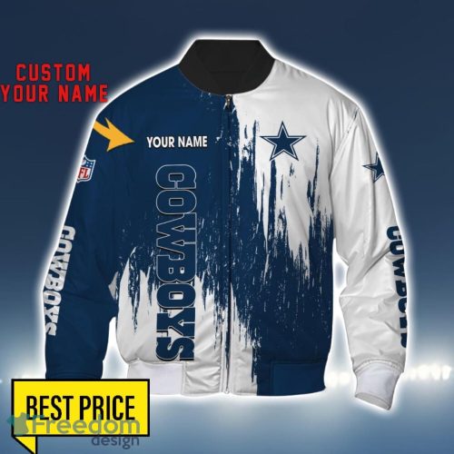 Dallas Cowboys 3D All Printed T-Shirt Sweathirt Hoodie Bomber Jacket Personalized Name For Fans Product Photo 4