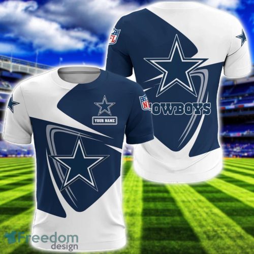 Dallas Cowboys Team 3D T-Shirt Sweatshirt Hoodie Bomber Custom Name Sport Gift For Men And Women Product Photo 5