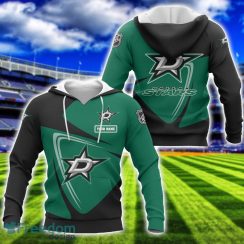 Dallas Stars Team 3D T-Shirt Sweatshirt Hoodie Bomber Custom Name Sport Gift For Men And Women