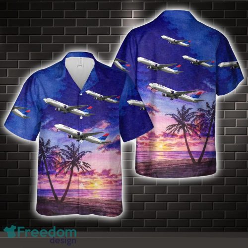 Delta Boeing 767-300 With Old Livery Hawaiian Shirt Unisex For Men Women Product Photo 1