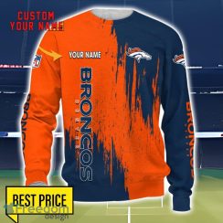 Denver Broncos 3D All Printed T-Shirt Sweathirt Hoodie Bomber Jacket Personalized Name For Fans Product Photo 3