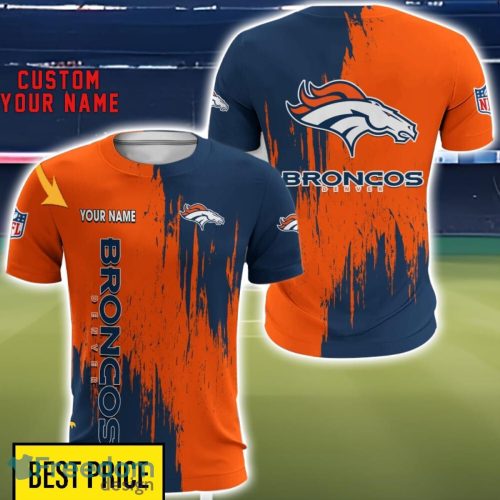 Denver Broncos 3D All Printed T-Shirt Sweathirt Hoodie Bomber Jacket Personalized Name For Fans Product Photo 5