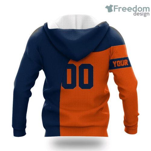 Denver Broncos Curve Style Custom NFL Hoodie 3D All Over Print Keep Warm For Men And Women Product Photo 2