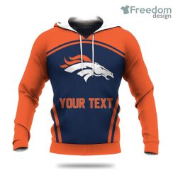 Denver Broncos Curve Style Sport NFL Hoodie 3D All Over Print Keep Warm For Men And Women Product Photo 1