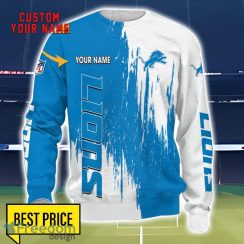 Detroit Lions 3D All Printed T-Shirt Sweathirt Hoodie Bomber Jacket Personalized Name For Fans Product Photo 3