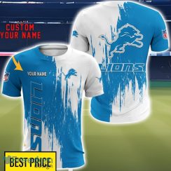 Detroit Lions 3D All Printed T-Shirt Sweathirt Hoodie Bomber Jacket Personalized Name For Fans Product Photo 5