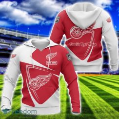 Detroit Red Wings Team 3D T-Shirt Sweatshirt Hoodie Bomber Custom Name Sport Gift For Men And Women