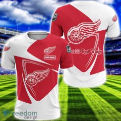 Detroit Red Wings Team 3D T-Shirt Sweatshirt Hoodie Bomber Custom Name Sport Gift For Men And Women Product Photo 5