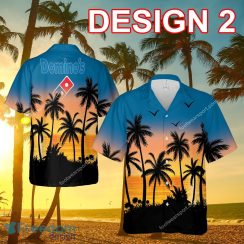 Domino's Bold Brand AOP Hawaiian Shirt For Men And Women - Domino's Style 2 Hawaiian Shirt Tree Summer