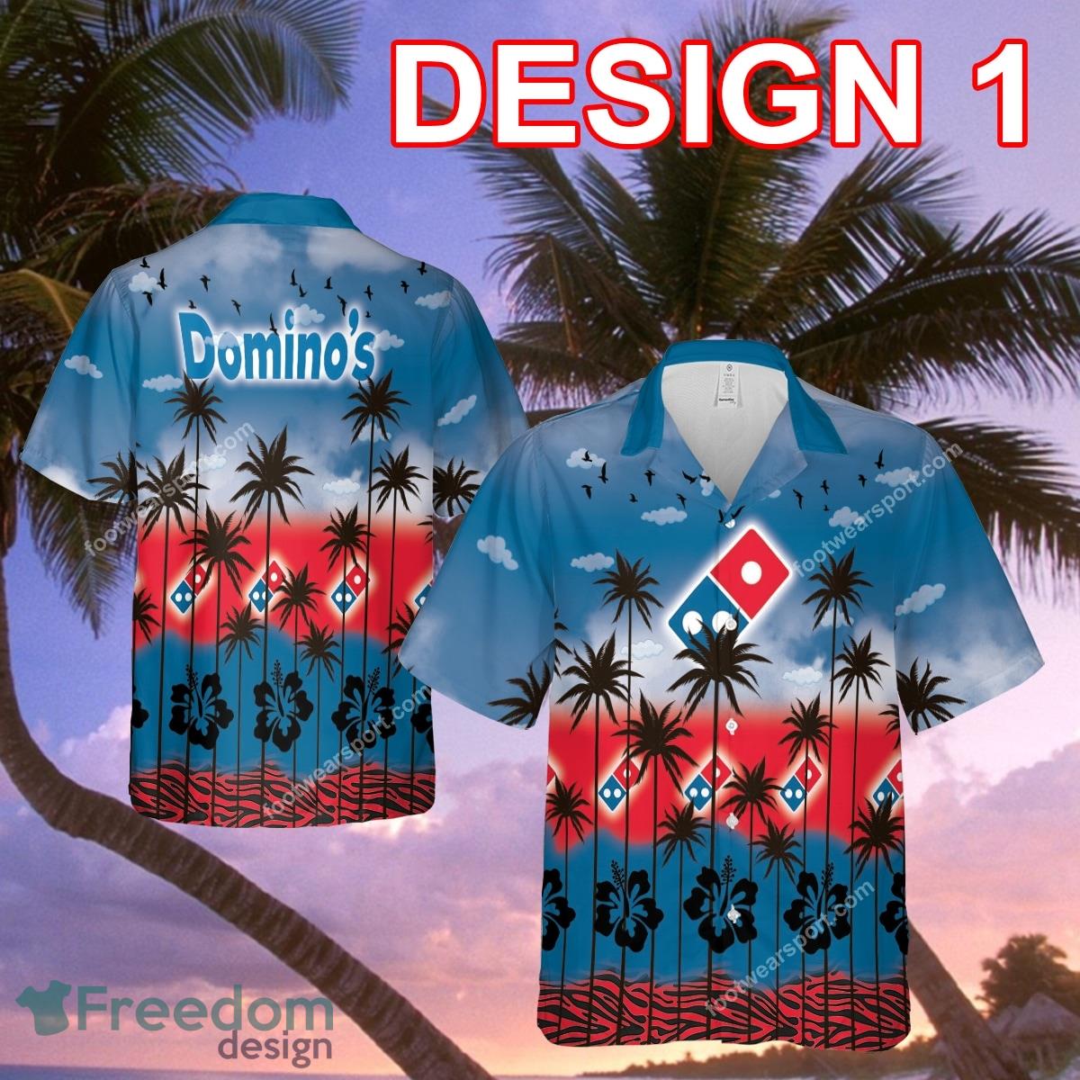 Domino's Bold Brand AOP Hawaiian Shirt For Men And Women - Domino's Style 1 Hawaiian Shirt Tree Summer