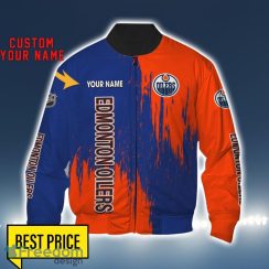 Edmonton Oilers 3D All Printed T-Shirt Sweathirt Hoodie Bomber Jacket Personalized Name For Fans Product Photo 4