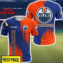 Edmonton Oilers 3D All Printed T-Shirt Sweathirt Hoodie Bomber Jacket Personalized Name For Fans Product Photo 5