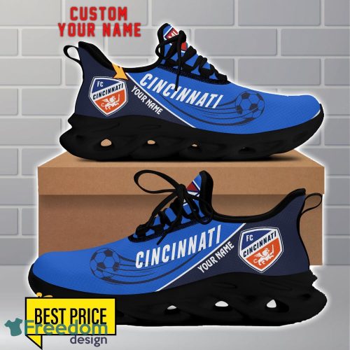 FC Cincinnati Max Soul Shoes Trending Running Sport Shoes For Men Women Custom Name Product Photo 4