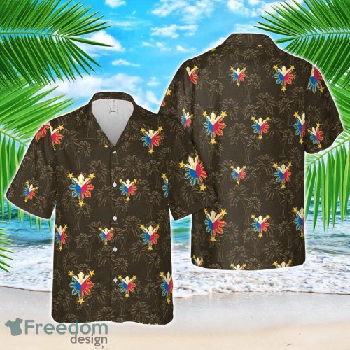 Filipino Pride Star Sun Hawaiian Shirt Summer Beach Shirt Product Photo 1