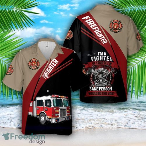 Firefighter Hawaiian Shirt Beach Holiday Product Photo 1