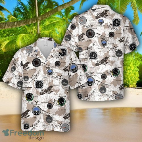 Flight instruments Hawaiian Shirt 3D Printed Shirt Product Photo 1