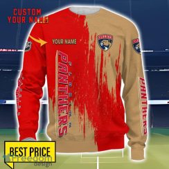 Florida Panthers 3D All Printed T-Shirt Sweathirt Hoodie Bomber Jacket Personalized Name For Fans Product Photo 3