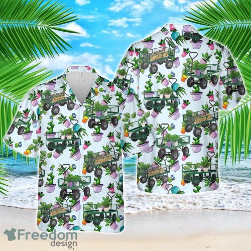 Garden Cart Hawaiian Shirt Summer Beach Shirt Product Photo 1