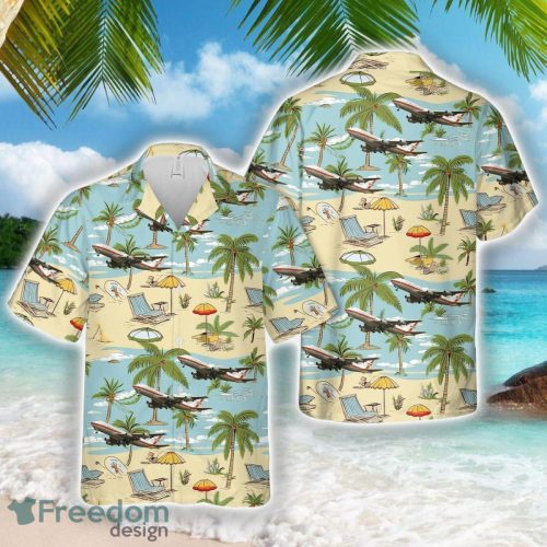 Garuda Indonesia Boeing 747-2U3B Hawaiian Shirt 3D Printed Shirt Product Photo 1