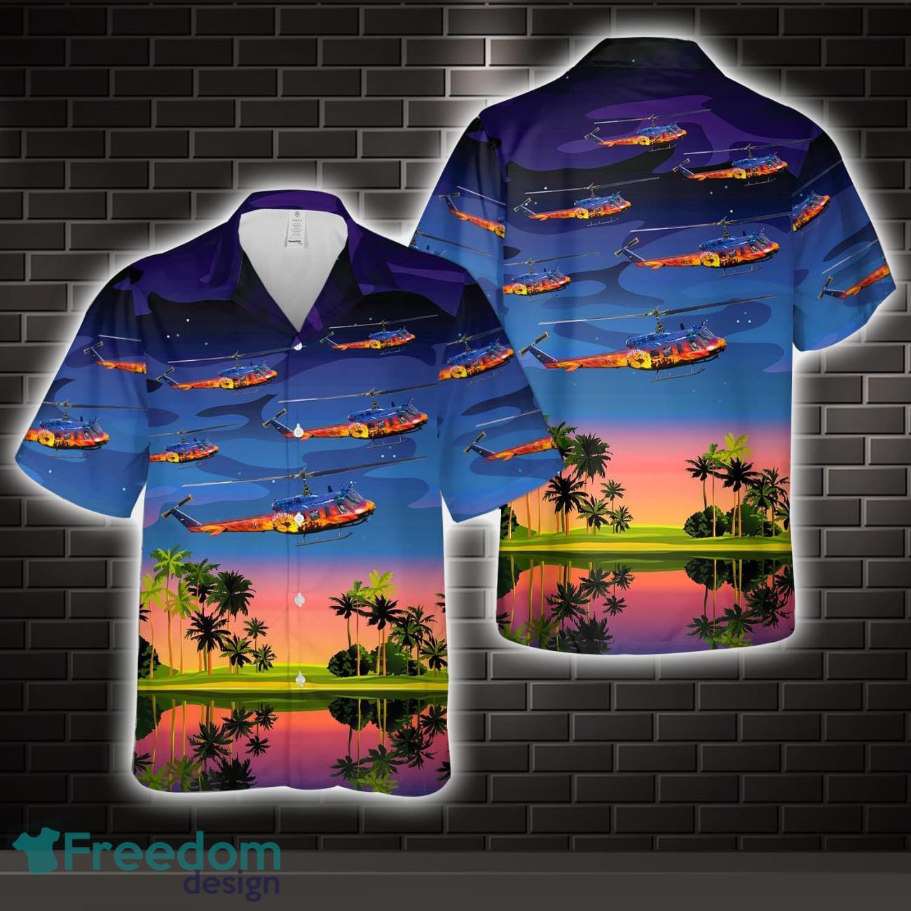 Germany Army Bell (Dornier) UH 1D Iroquois (205) Hawaiian Shirt Unisex For Men Women image Germany Army Bell (Dornier) UH-1D Iroquois (205) Hawaiian Shirt Unisex For Men Women Product Photo 1