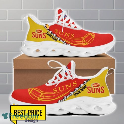 Gold Coast Suns Max Soul Shoes Trending Running Sport Shoes For Men Women Custom Name Product Photo 2