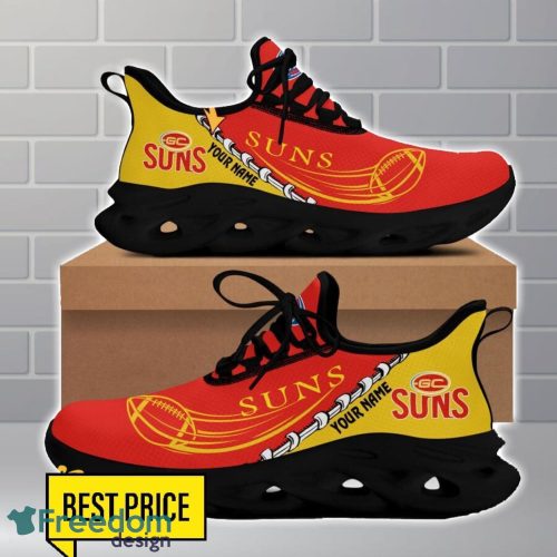 Gold Coast Suns Max Soul Shoes Trending Running Sport Shoes For Men Women Custom Name Product Photo 4