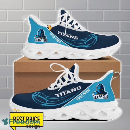 Gold Coast Titans Max Soul Shoes Trending Running Sport Shoes For Men Women Custom Name Product Photo 2