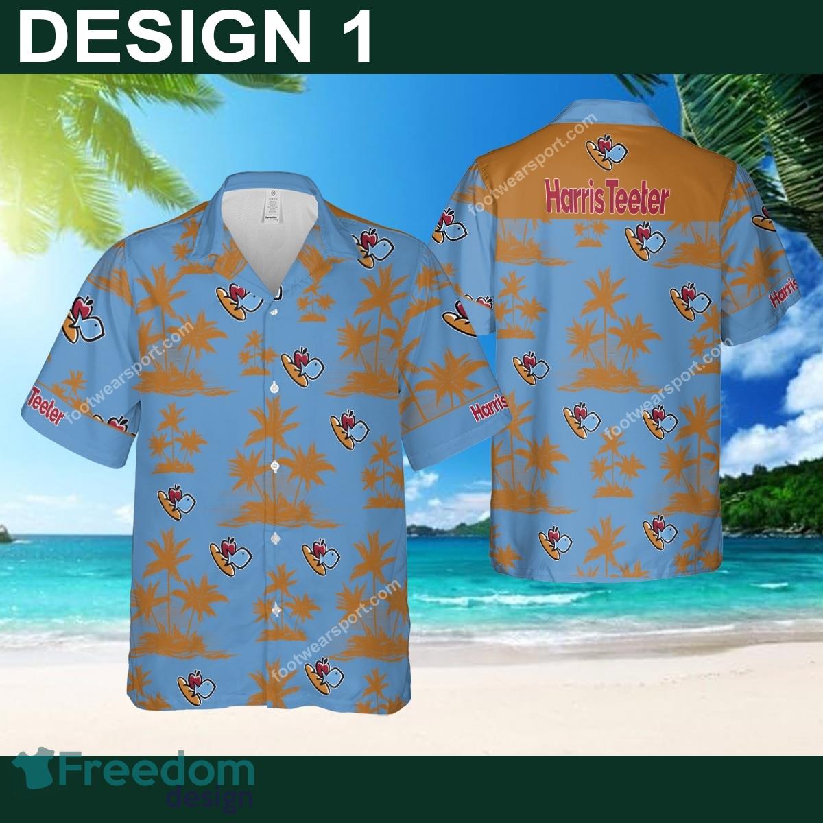 Harris Teeter Vibrant Hawaiian Shirt Coconut Tree Pattern Men And Women Gift - Brand Style 1 Harris Teeter Hawaiian Shirt Coconut Tree Pattern