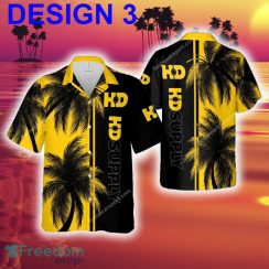 Hd Supply Colorful Logo 3D Hawaiian Shirt Coconut Tree Pattern Gift For Fans - Brand Style 3 Hd Supply Hawaiian Shirt Coconut Tree Pattern