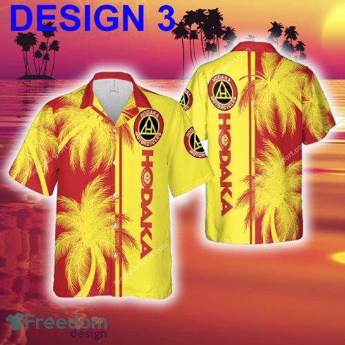 Hodaka Motorcycle Plus Size Logo Hawaiian Shirt Coconut Tree Pattern For Summer - Car Style 3 Hodaka Motorcycle Hawaiian Shirt Coconut Tree Pattern