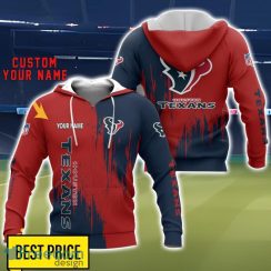 Houston Texans 3D All Printed T-Shirt Sweathirt Hoodie Bomber Jacket Personalized Name For Fans