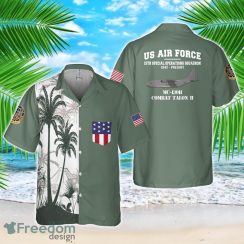 Hurlburt Field, Florida, US Air Force 15th Special Operations Squadron MC-130H Combat Talon II Pocket Hawaiian Shirt Beach Holiday