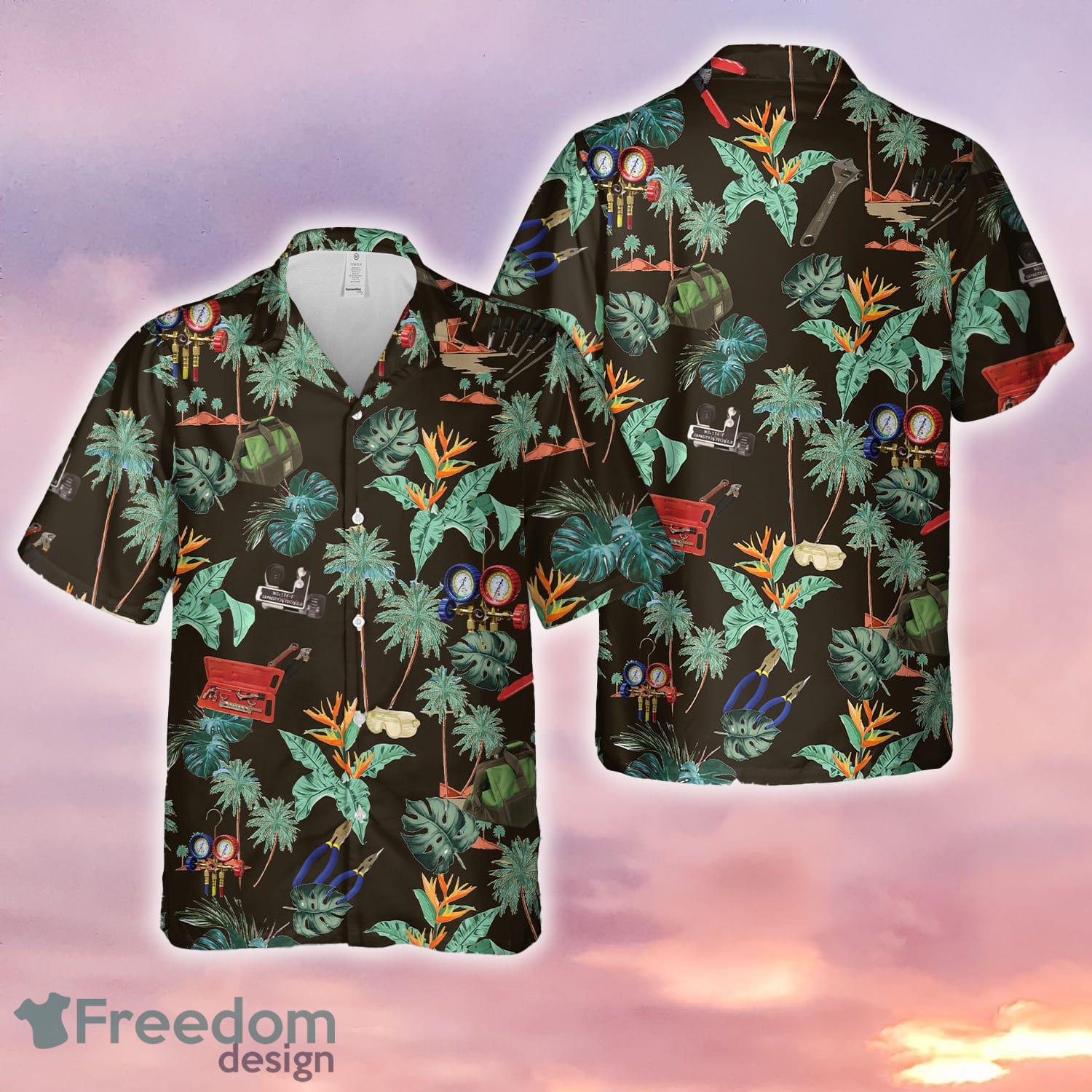 HVAC Technician Hawaiian Shirt - HVAC Technician Hawaiian Shirt