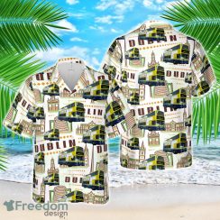 Ireland Dublin Bus AX629 Hawaiian Shirt 3D Printed Beach Lover Gift