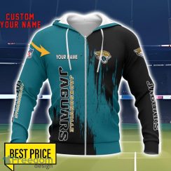 Jacksonville Jaguars 3D All Printed T-Shirt Sweathirt Hoodie Bomber Jacket Personalized Name For Fans Product Photo 2