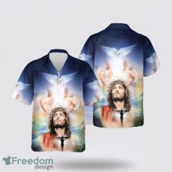 Jesus Art Jesus Gift AOP Hawaiian Shirt Summer Holiday Gift