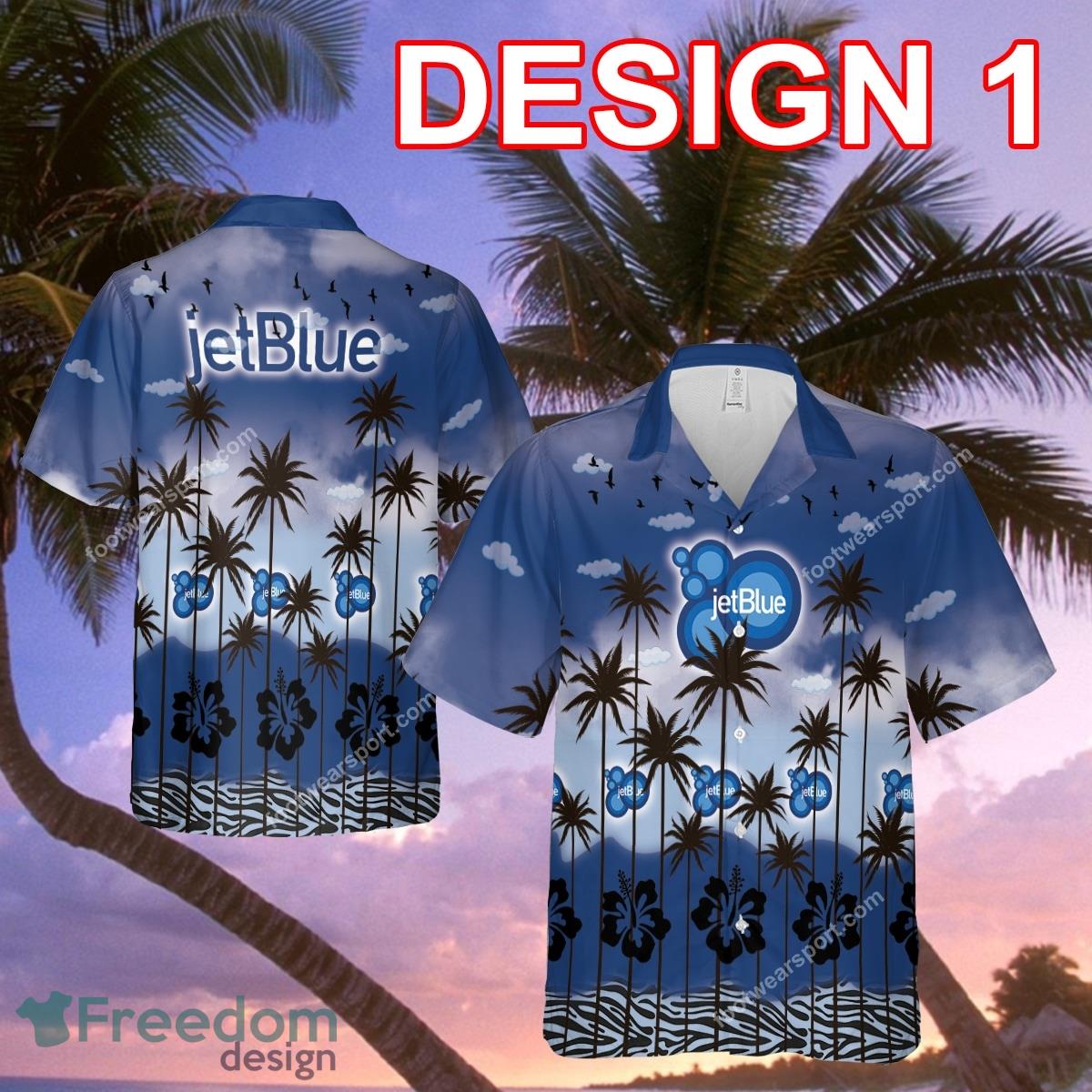 Jetblue Surfboard Brand New Aloha Hawaiian Shirt Men And Women Gift - Jetblue Style 1 Hawaiian Shirt Tree Summer