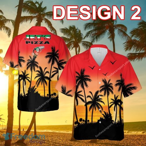 Jet's Pizza Coconut Logo Beach Hawaiian Shirt For Summer - Jet's Pizza Style 2 Hawaiian Shirt Tree Summer