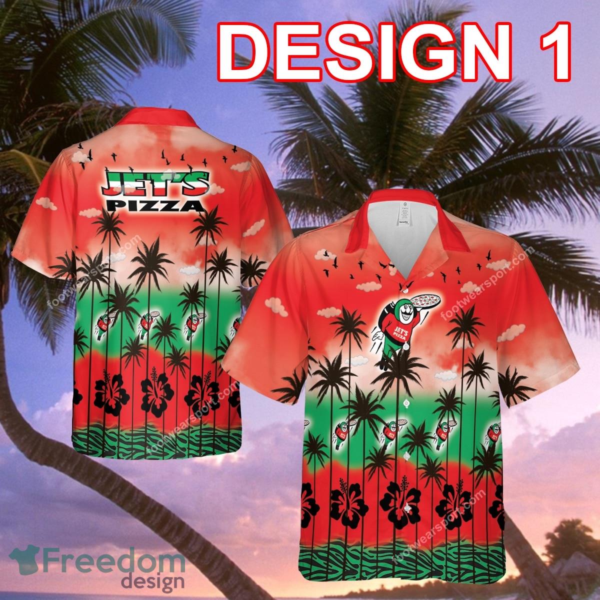 Jet's Pizza Coconut Logo Beach Hawaiian Shirt For Summer - Jet's Pizza Style 1 Hawaiian Shirt Tree Summer