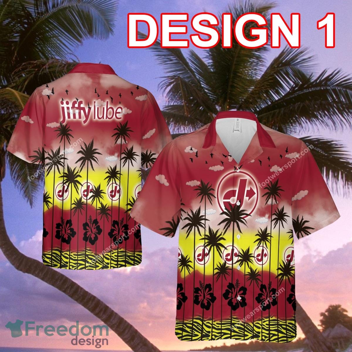 Jiffy Lube Hibiscus Brand New AOP Hawaiian Shirt For Men And Women - Jiffy Lube Style 1 Hawaiian Shirt Tree Summer