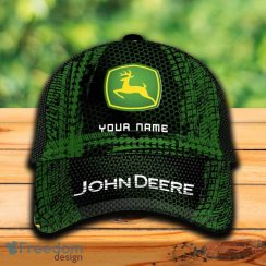 John Deere Car 3D Hat Cap All Over Print Custom Name For Fans Gift - John Deere 3D Cap Hat For Fans_1