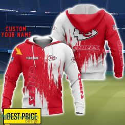 Kansas City Chiefs 3D All Printed T-Shirt Sweathirt Hoodie Bomber Jacket Personalized Name For Fans