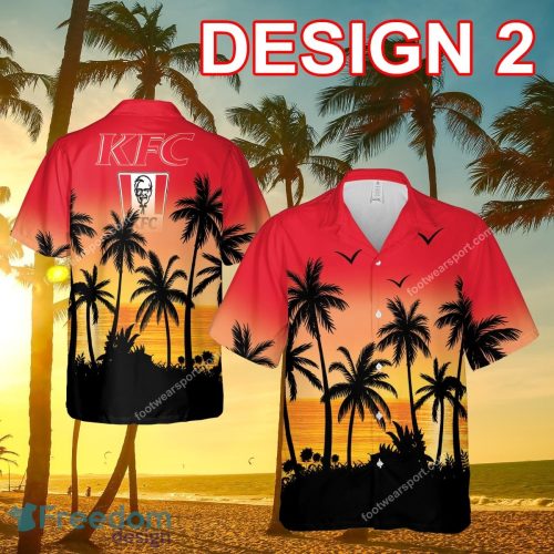 KFC New Brand New 3D Hawaiian Shirt For Summer - KFC Style 2 Hawaiian Shirt Tree Summer