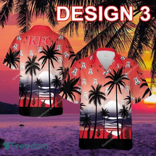 KFC New Brand New 3D Hawaiian Shirt For Summer - KFC Style 3 Hawaiian Shirt Tree Summer